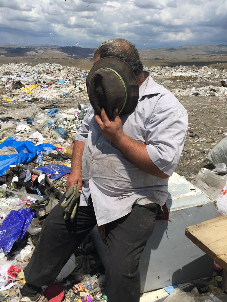 Residents of the Yerevan garbage dump