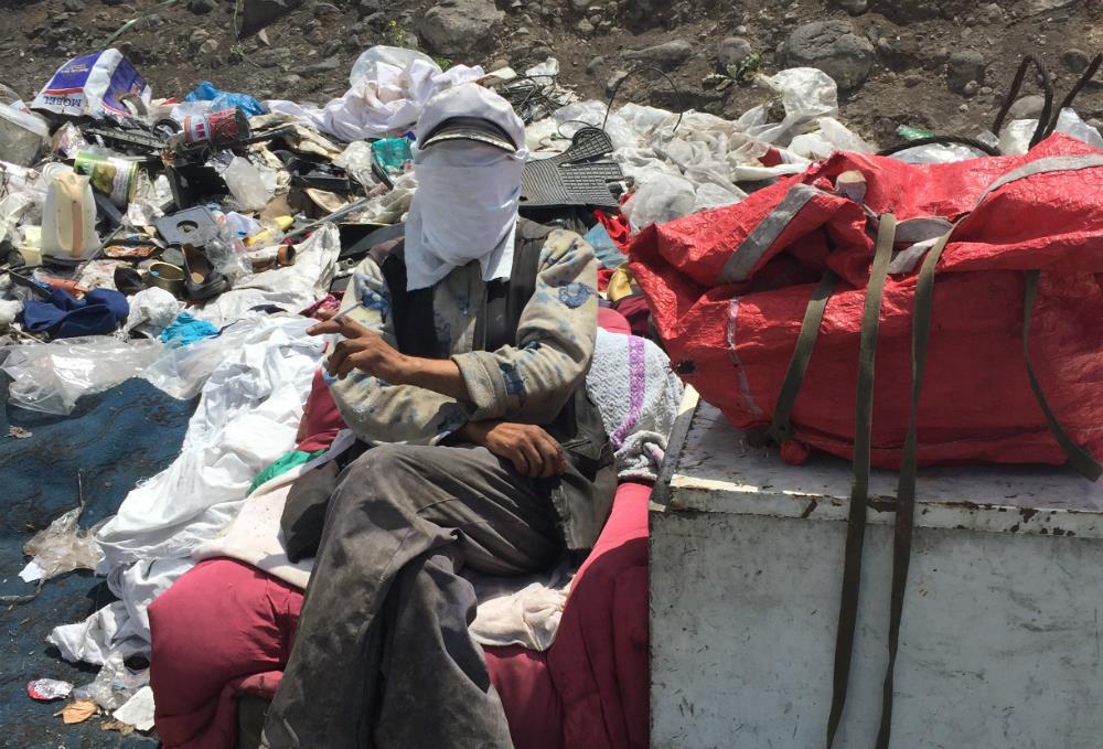 Residents of the Yerevan garbage dump