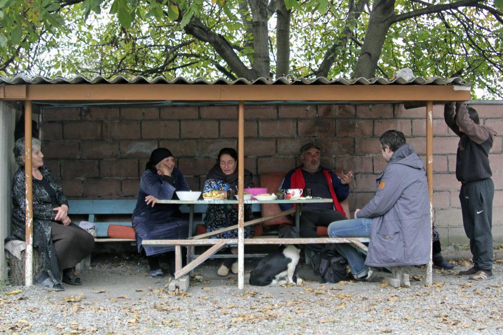 Georgians, Ingush and Ossetians in North Ossetia