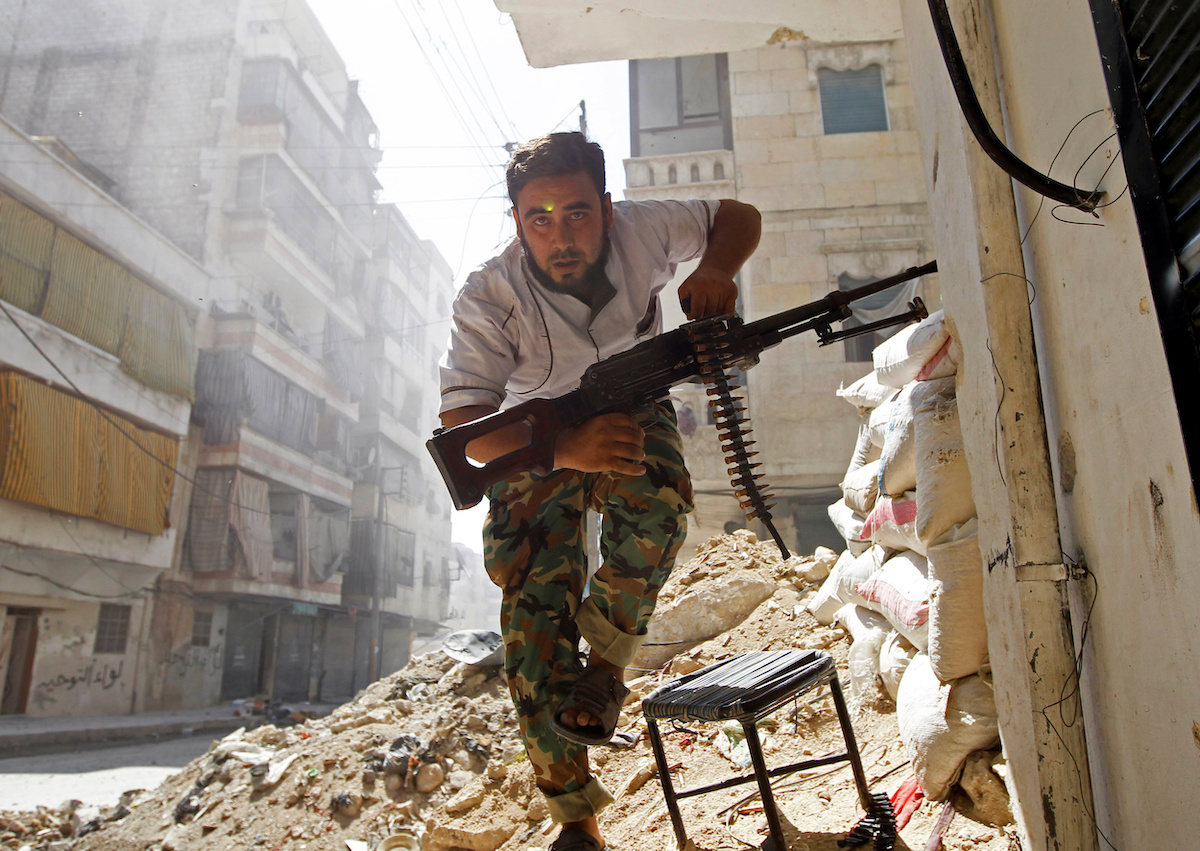 Битва за город Алеппо, крупнейший город Сирии, началась 19 июля 2012 года