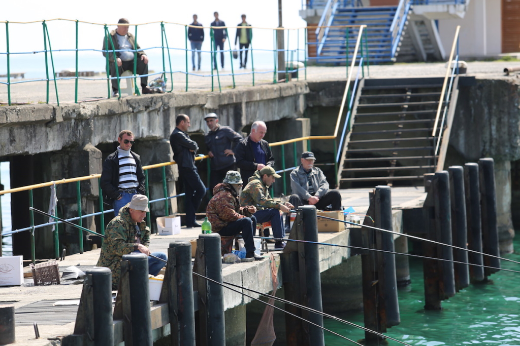 Fishermen and fishing in Abkhazia