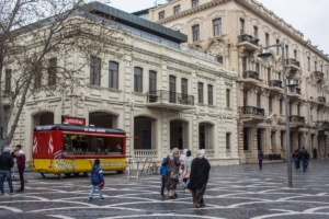 The Fountain Square in Baku