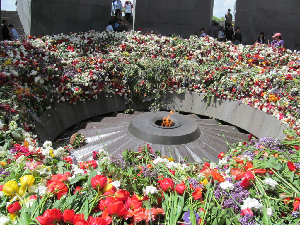 Armenian Genocide Memorial Flowers To Be Recycled For Card Production   IMG 4662 1024x768 