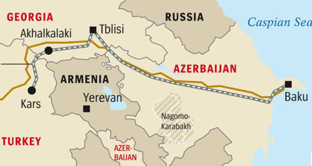 The Baku-Tbilisi-Kars (BTK) railway