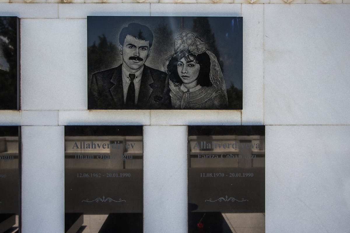 Ilham and Fariza Allahverdiyev, newlyweds, who died on 20 January 1990, when the Soviet troops shot down the civilians in Baku. Ilham was killed on the day of the tragedy, and Fariza committed suicide a few days later. Their wedding day was declared as the Lovers’ Day in Azerbaijan, a kind of alternative to Valentine's Day.. What causes suicide