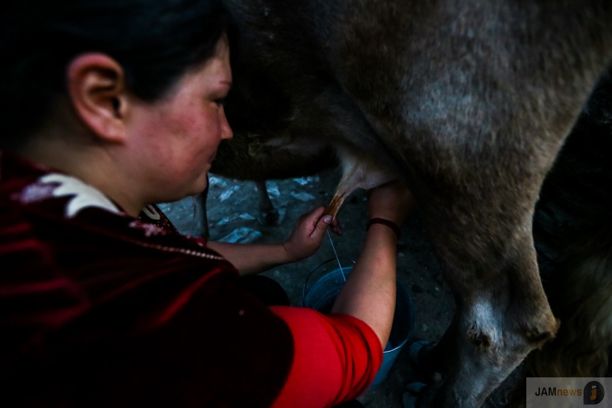 The village of Budug lies 50 kilometres away or two hours’ drive from Guba, a town in the north of Azerbaijan. Photos