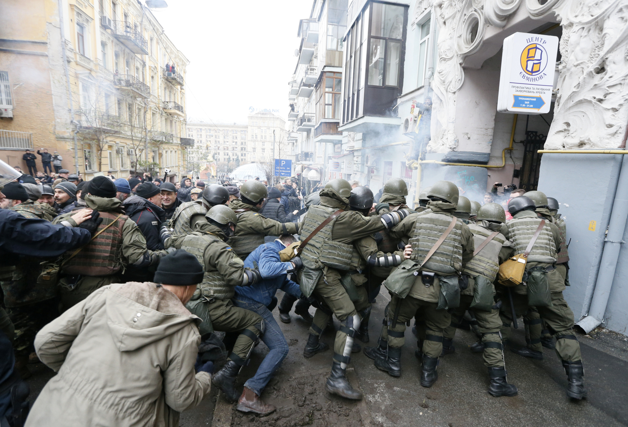 Mikhail Saakashvili, who was the third president of Georgia and leader of the Ukrainian 'Movement of New Forces' opposition party, was arrested Tuesday morning