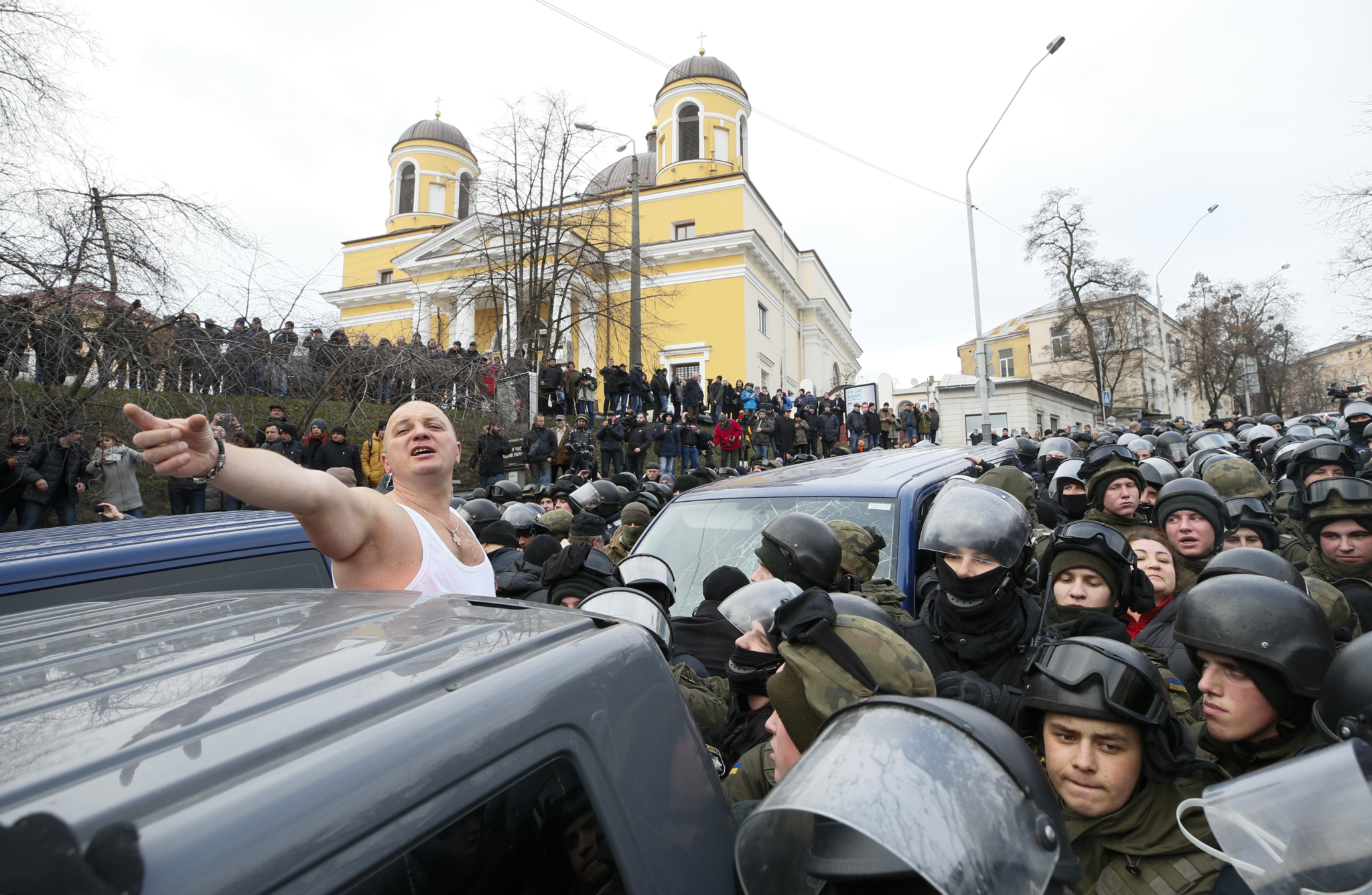 Mikhail Saakashvili, who was the third president of Georgia and leader of the Ukrainian 'Movement of New Forces' opposition party, was arrested Tuesday morning