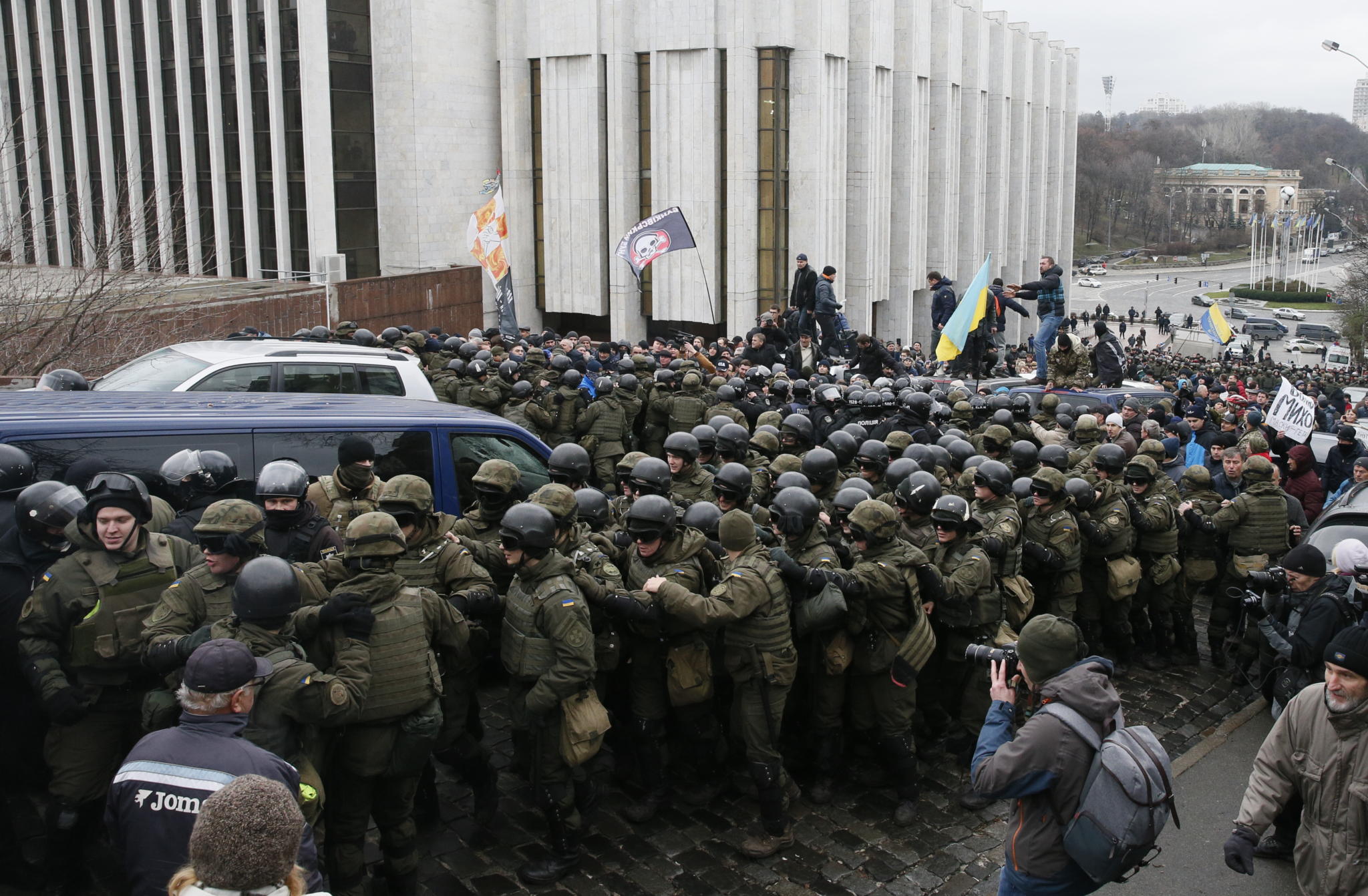 Mikhail Saakashvili, who was the third president of Georgia and leader of the Ukrainian 'Movement of New Forces' opposition party, was arrested Tuesday morning