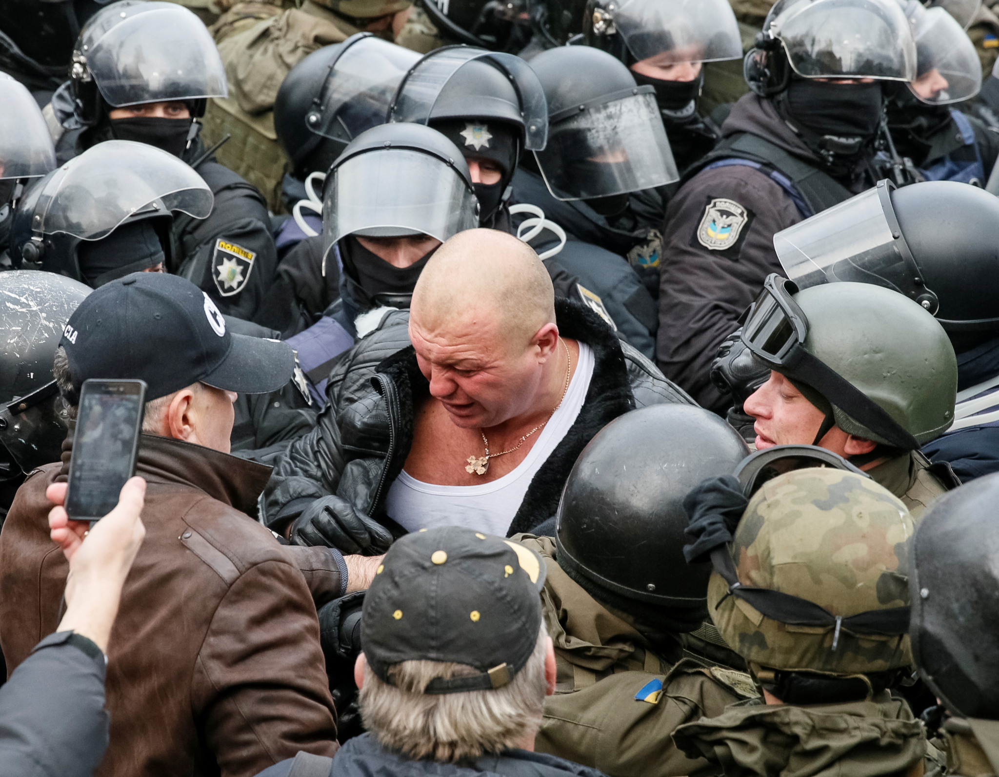 Mikhail Saakashvili, who was the third president of Georgia and leader of the Ukrainian 'Movement of New Forces' opposition party, was arrested Tuesday morning