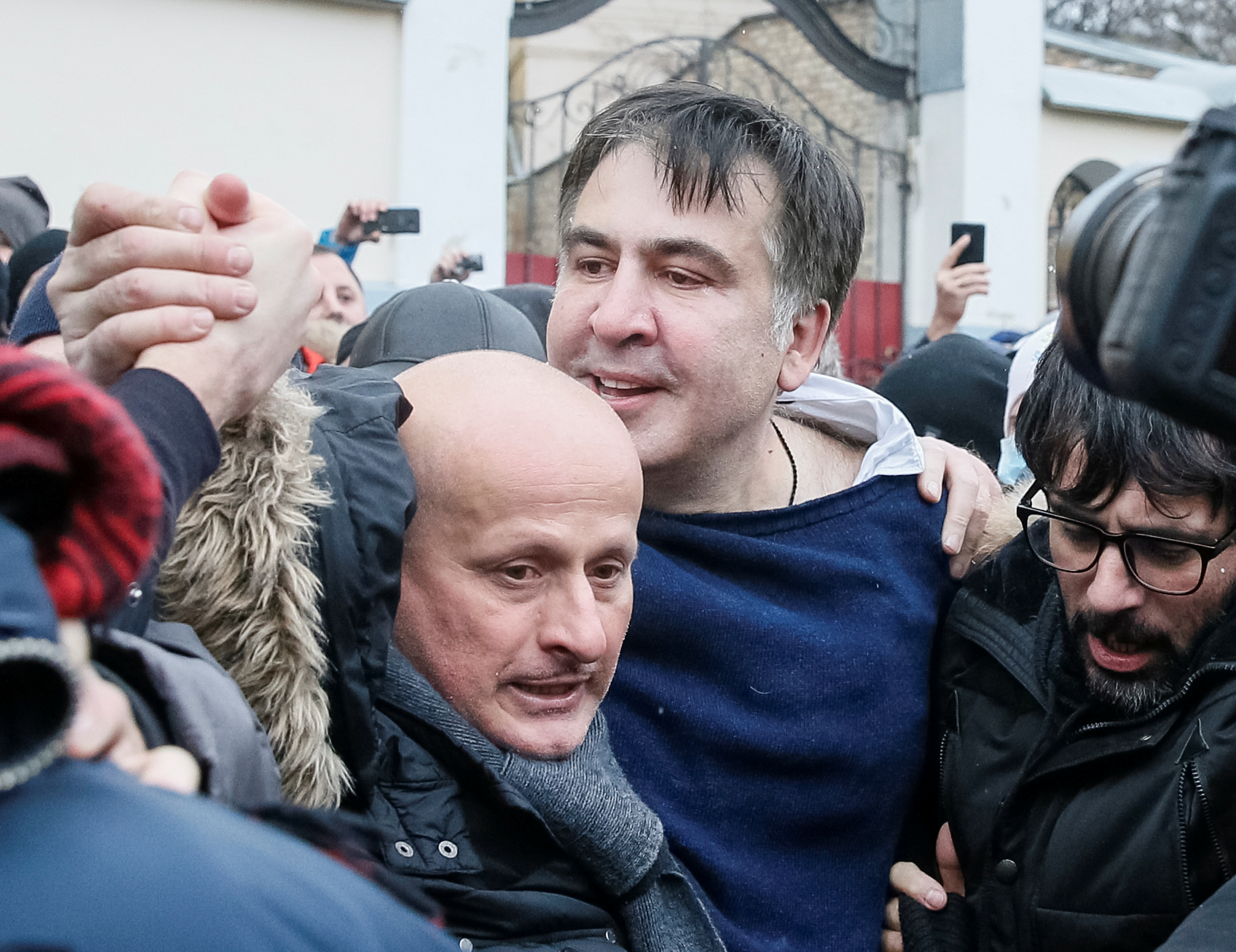 Mikhail Saakashvili, who was the third president of Georgia and leader of the Ukrainian 'Movement of New Forces' opposition party, was arrested Tuesday morning