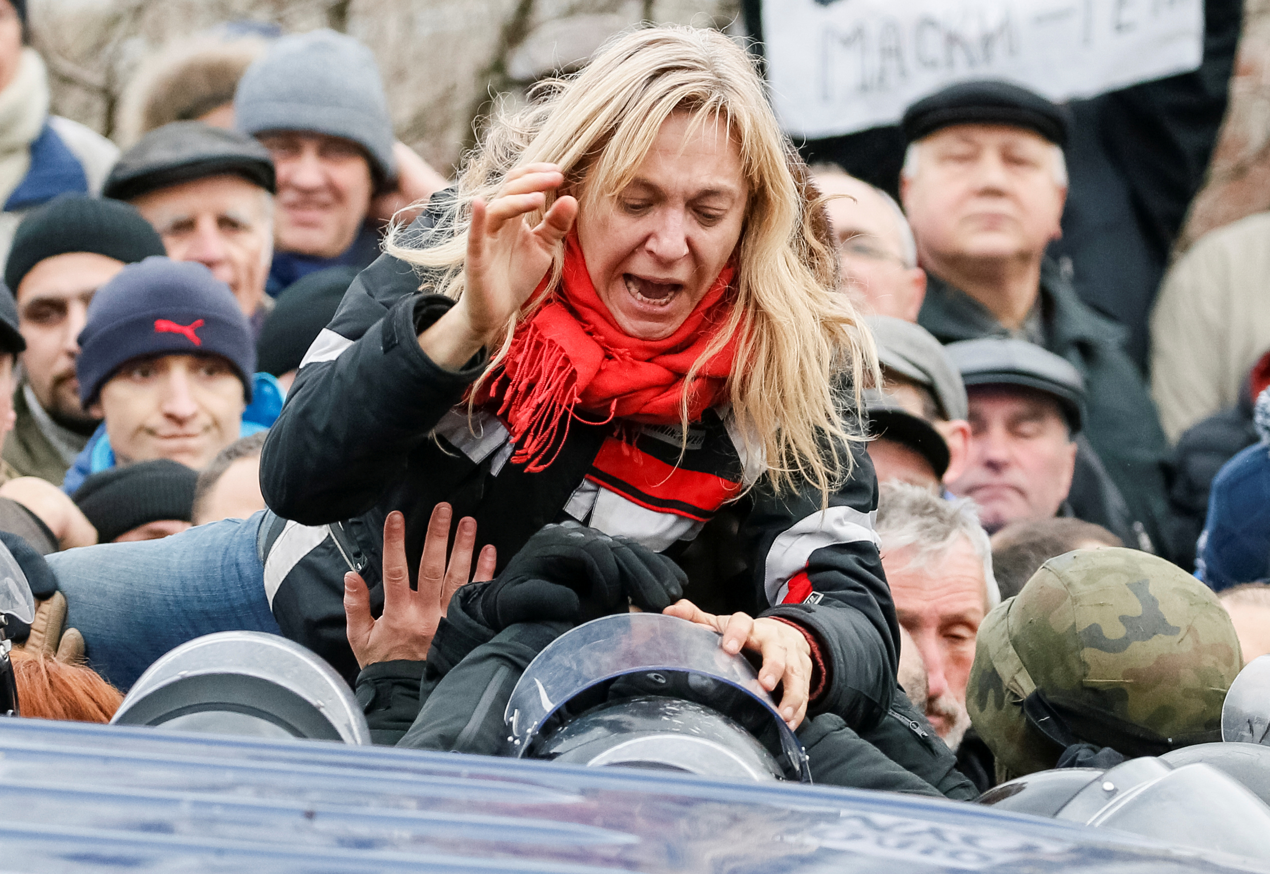 Mikhail Saakashvili, who was the third president of Georgia and leader of the Ukrainian 'Movement of New Forces' opposition party, was arrested Tuesday morning