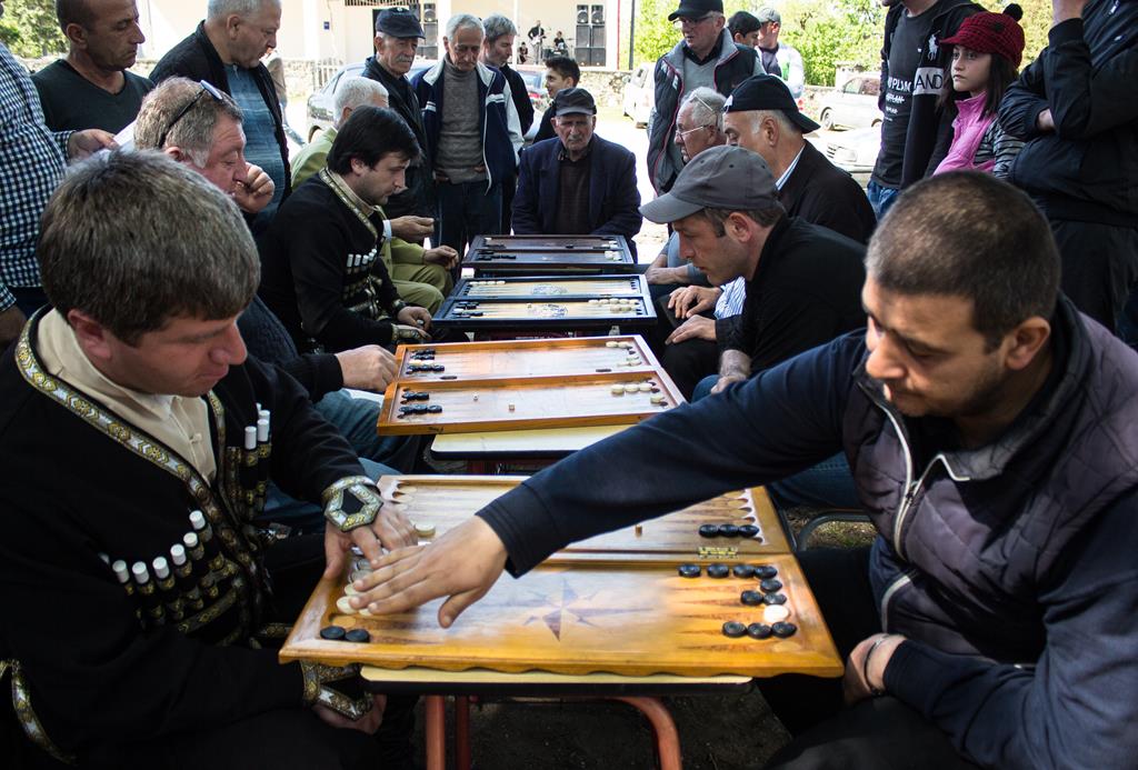 Traditional game – Lelo Burti in Georgia. Photo JAMnews/Agnieszka Zielonka