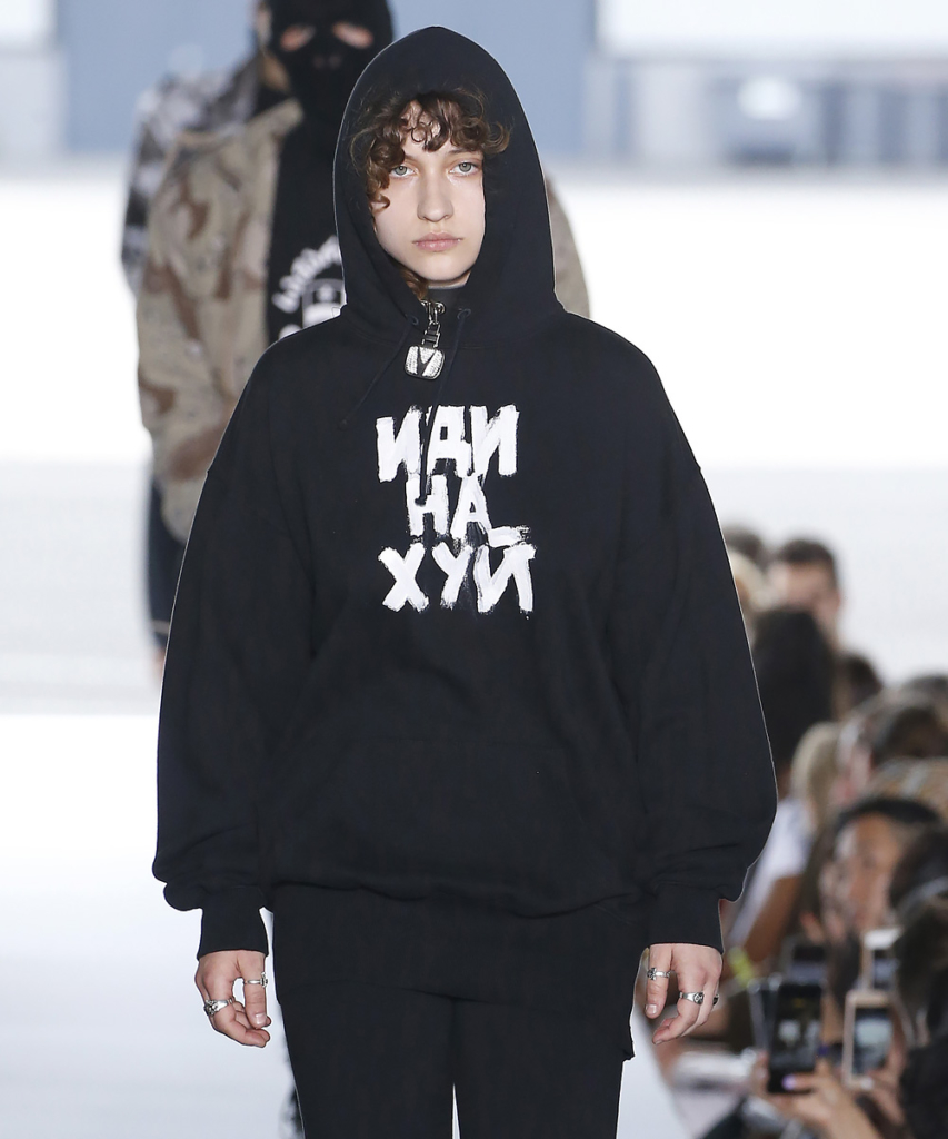 Demna Gvasalia unveils jackets with Georgian poetry for Vetements'  collection