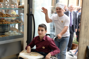 Armenia, cafe employs people with a number of disabilities such as Down syndrome, autism