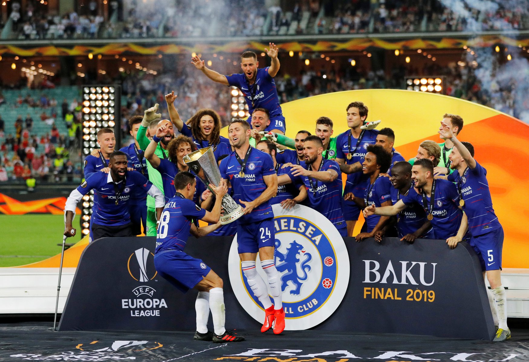 Chelsea F.C. wins UEFA Champions League final in Baku