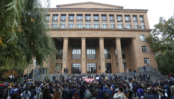 Araik Harutyunyan, Armenian, Yerevan State University, strike, optional subjects, higher education, university,