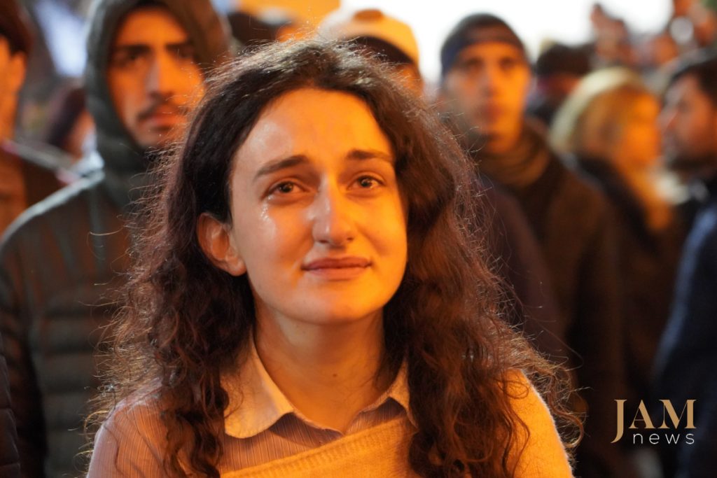 Tear gas, water cannon used to disperse peaceful rally in Georgia