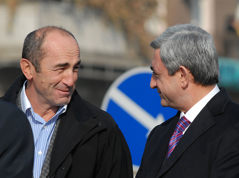 Serzh Sargsyan, Robert Kocharyan, March 1