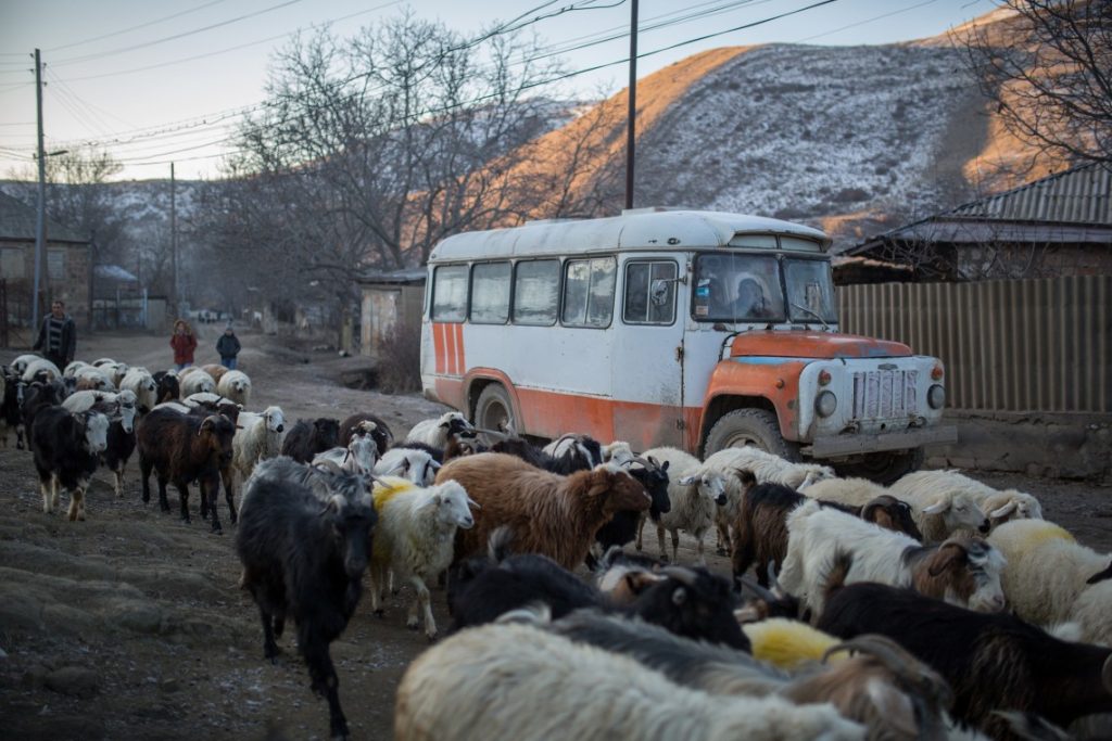 Armenia, education, border zone, border village, Karabakh conflict, border with Azerbaijan, school, schoolchildren, International Committee of the Red Cross, situation monitoring, Khndzorut,