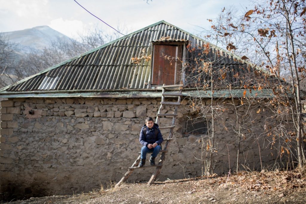 Armenia, education, border zone, border village, Karabakh conflict, border with Azerbaijan, school, schoolchildren, International Committee of the Red Cross, situation monitoring, Khndzorut,