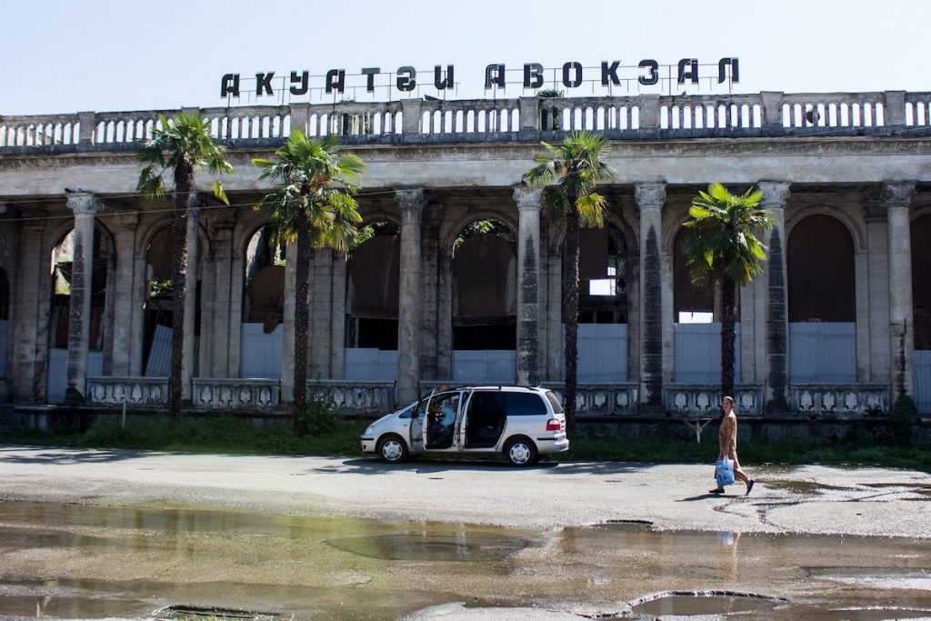 Railway station in Sukhum. Photo: Agnieszka Zielonka, JAMnews