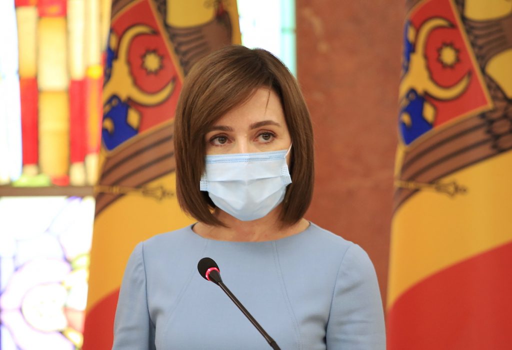 President of Moldova Maya Sandu. December 29, 2020 REUTERS / Vladislav Culiomza