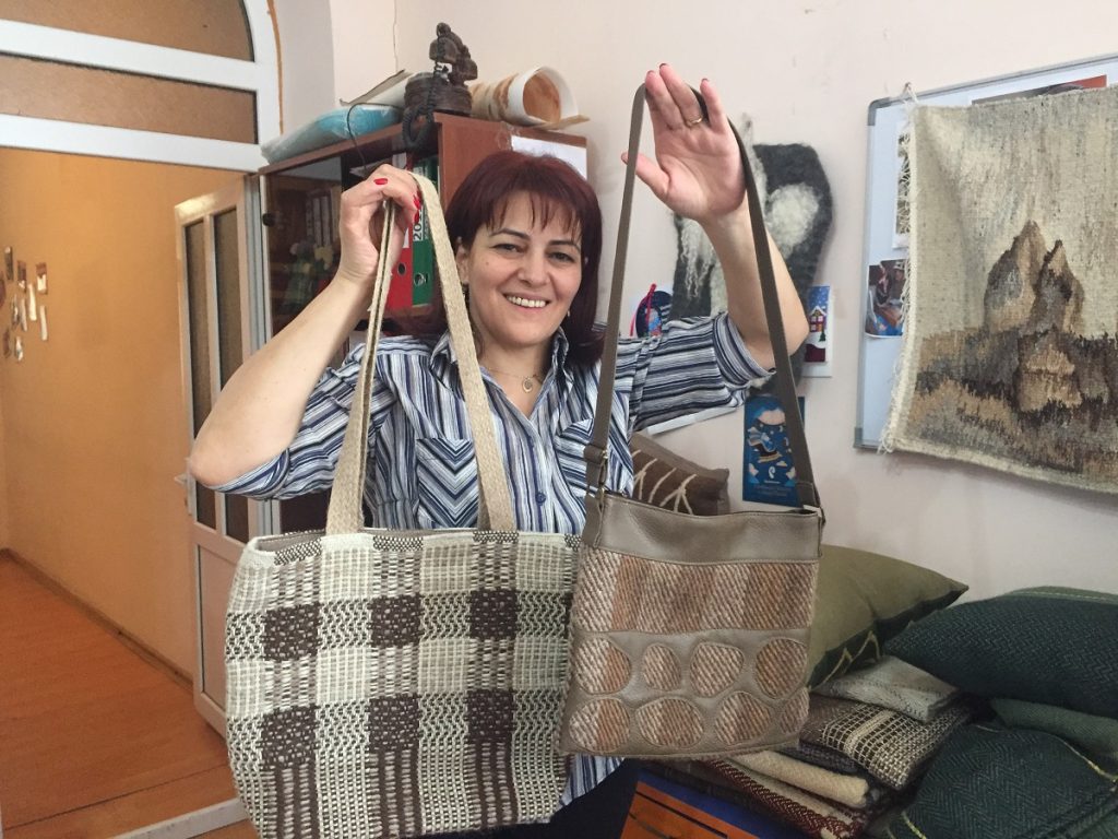 women are helped by the resource center of Goris