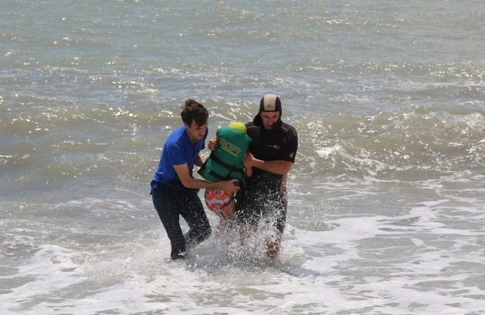 Russian tourists drown in the sea in Abkhazia