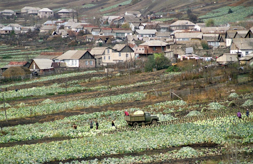 Так выглядела деревня Фиолетово в 2000 году. Молокане в Армении