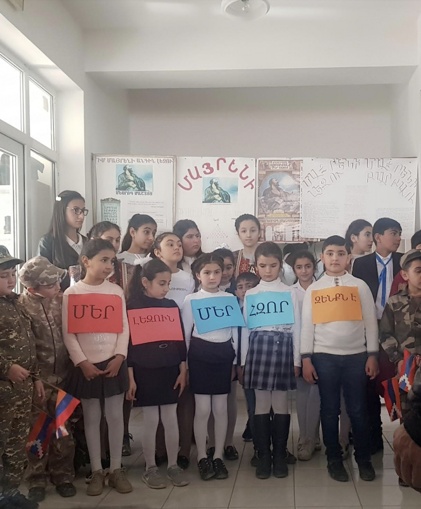 School in Karabakh village