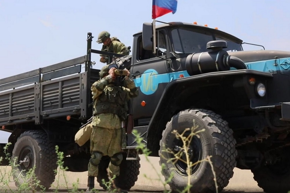 Russian peacekeepers in Karabakh