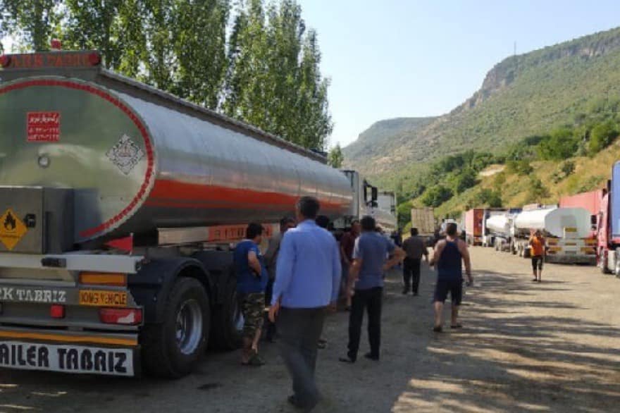 trucking from Iran to Armenia