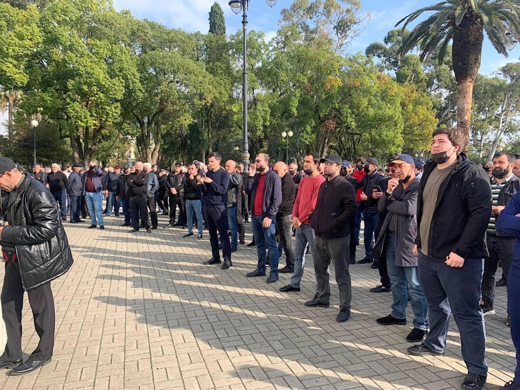 Abkhazia's opposition demands president to resign 