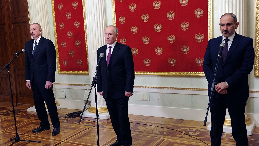 meeting Putin Pashinyan Aliyev