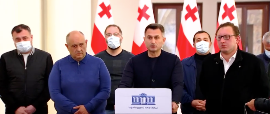 Georgian MPs go on hunger strike 