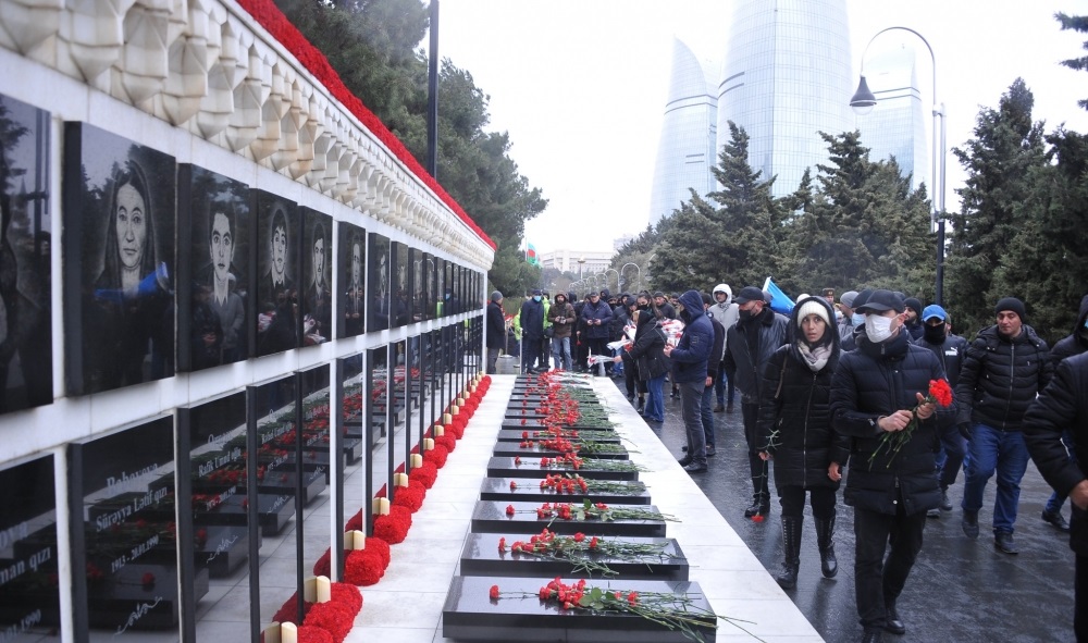 Azerbaijan commemorates victims of the 1990 January Massacre. 