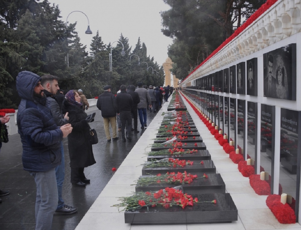 Azerbaijan commemorates victims of the 1990 January Massacre. 