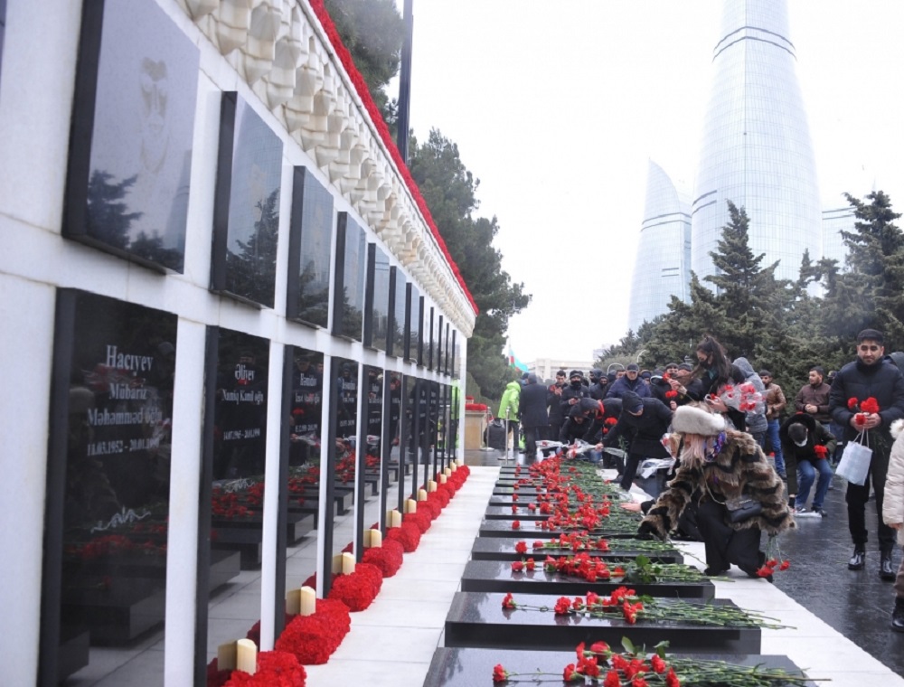 Azerbaijan commemorates victims of the 1990 January Massacre. 