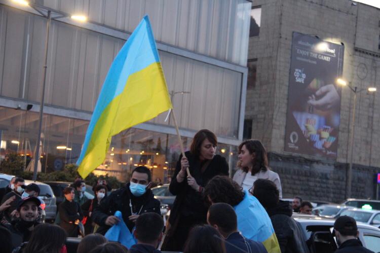 Rally in support of Ukraine in Tbilisi