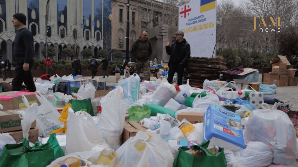 Humanitarian aid for Ukraine in Georgia 