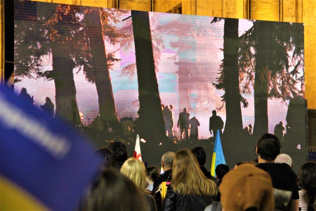 Rally in support of Ukraine in Tbilisi