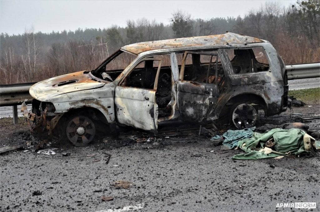 Фотографии массовых убийств мирных жителей в Украине