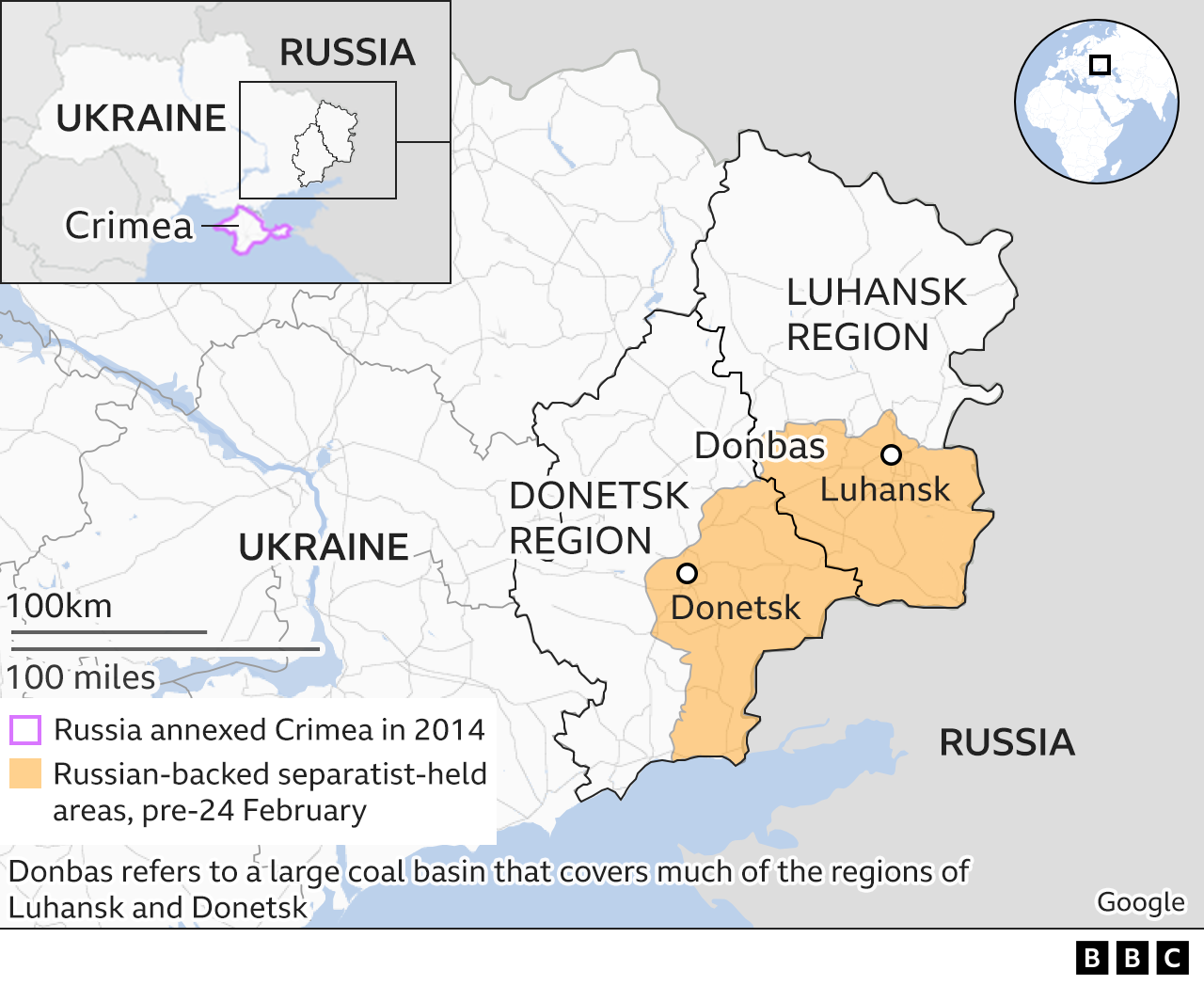 Russia is trying to capture Donbas