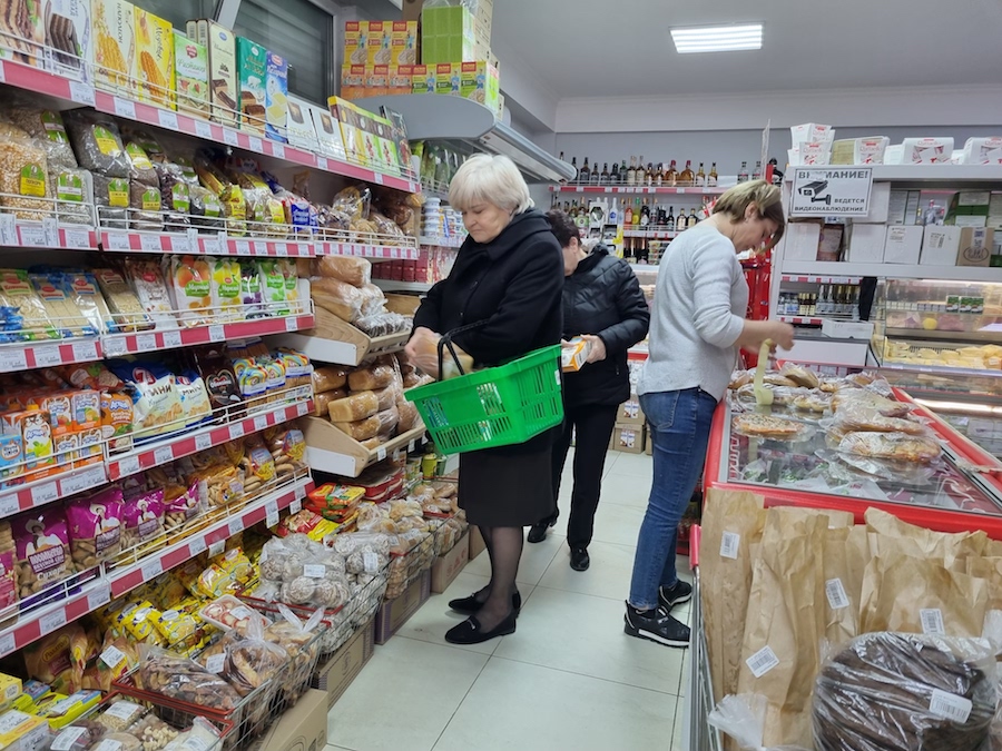 Магазин в Сухуме, Абхазия. Март 2022 г. Фото: Марианна Котова, JAMnews Санкции против России и Абхазия