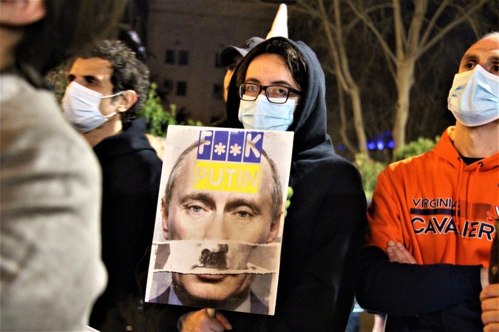 Rally in support of Ukraine in Tbilisi