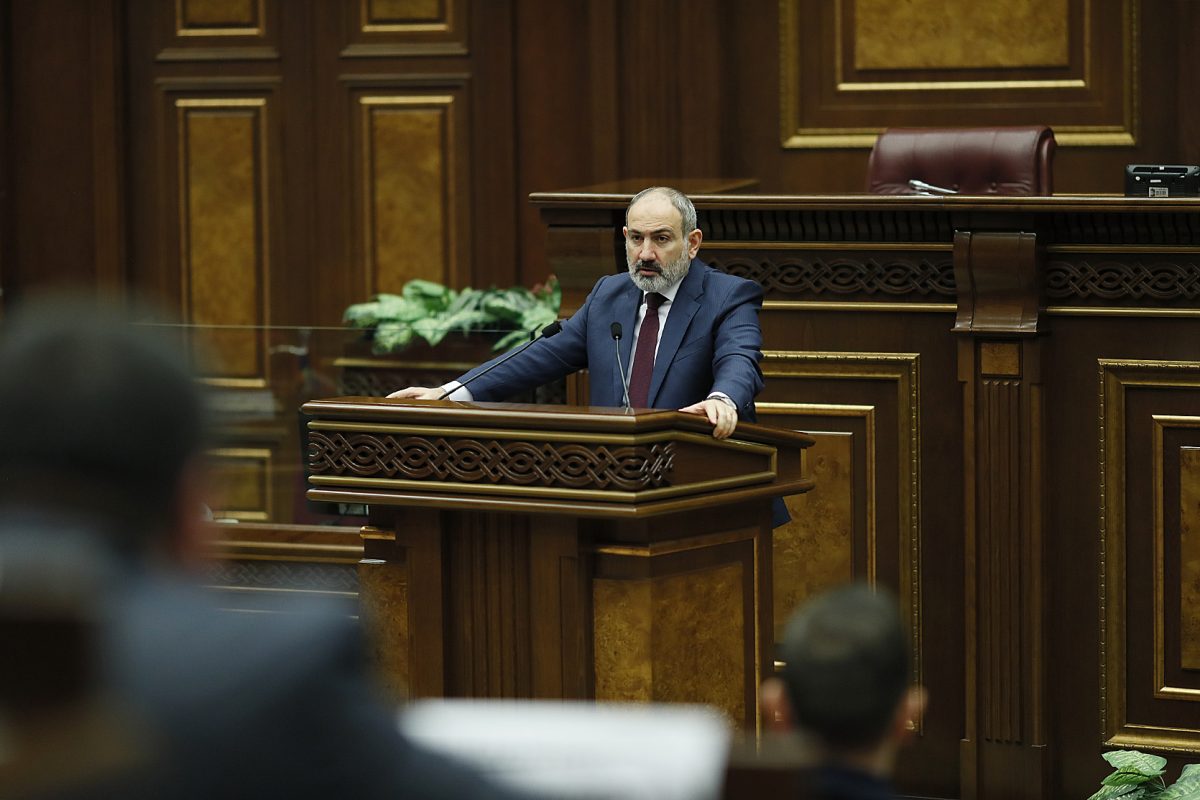 Հայաստանի վարչապետի ելույթը խորհրդարանում