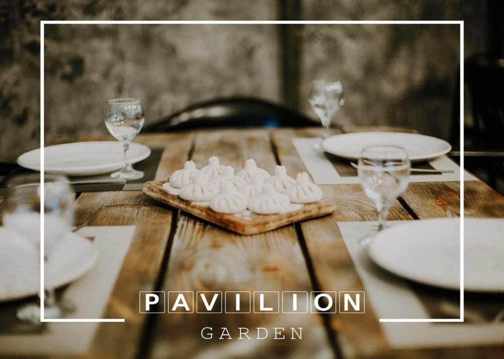 Best places to eat in Georgia: restaurant Pavilion Garden. Unique food and warm atmosphere in the heart of old Tbilisi. Guide for tourists