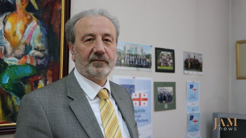Senior Research Fellow at the Rondeli Foundation Kakha Gogolashvili. Photo: JAMnews