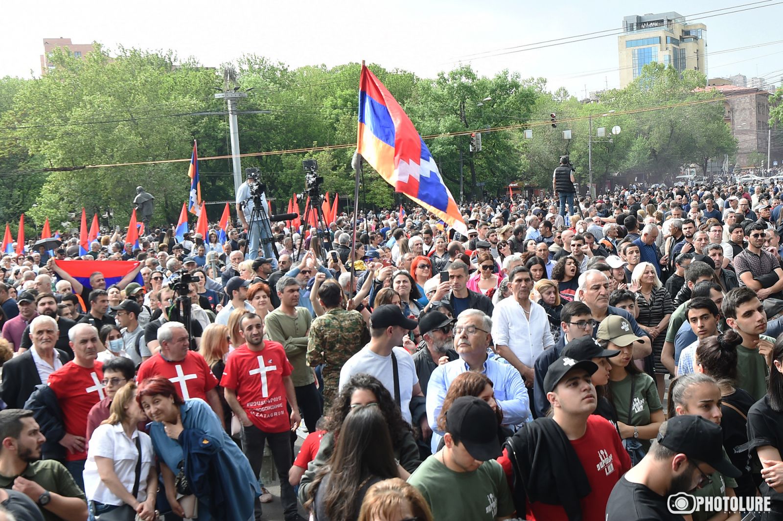 rallies of disobedience in Yerevan